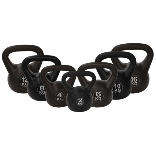 Tunturi Kettlebell i PVC med sandfyllning