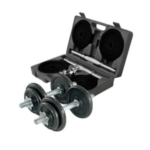 Gymstick Justerbart Hantelset 2x10 kg i väska