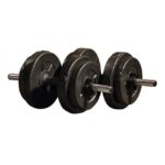 Iron Gym Hantelset 15 kg – justerbart 2,5–7,5 kg per hantel