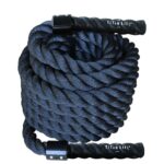 titan life pro gym rope gymrep 12 15 m 38 mm svart TITAN LIFE PRO Gym Rope – Gymrep 12–15 m, 38 mm, svart